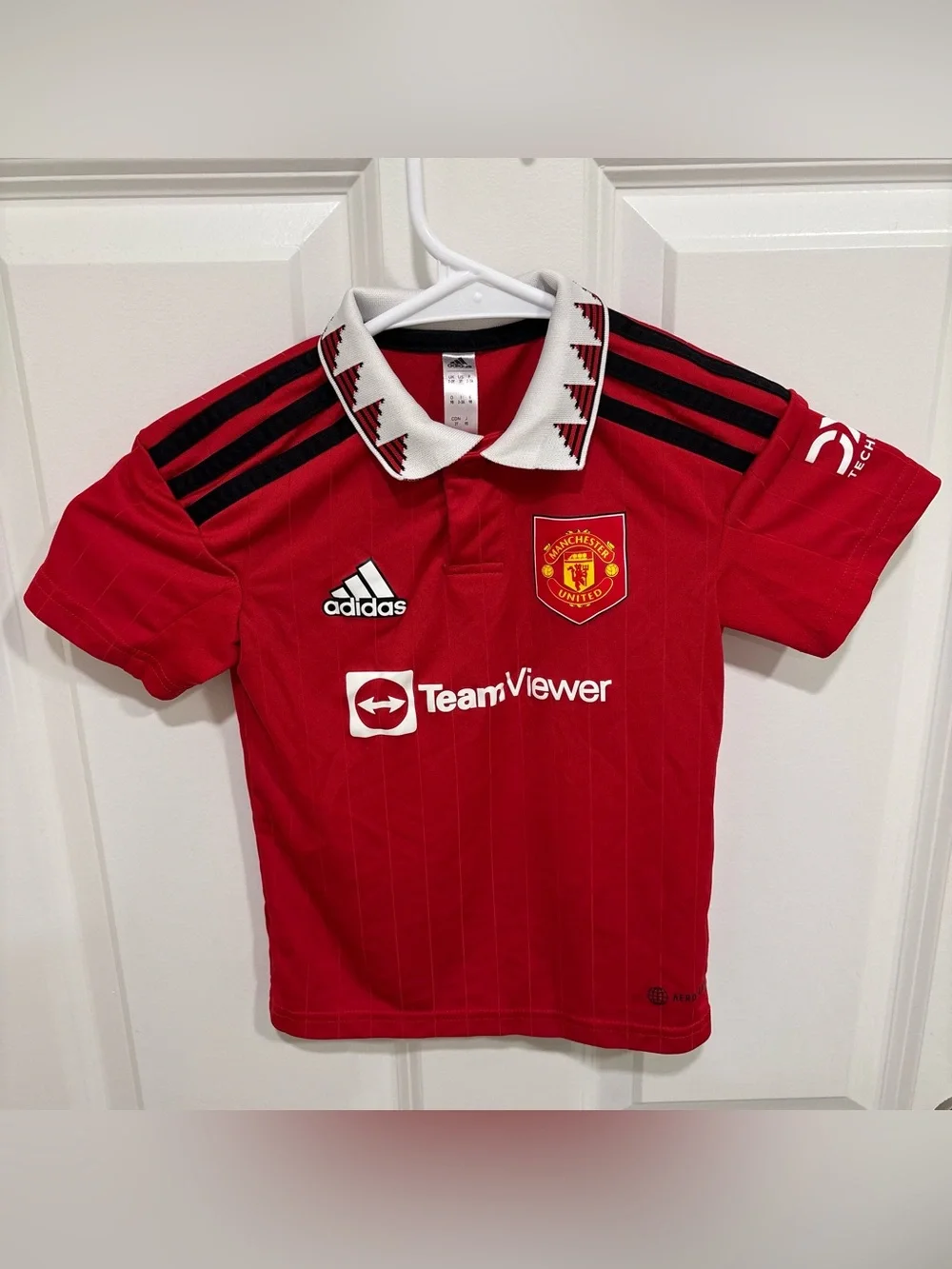 Manchester United Jersey Home Football Shirt Red Adidas Toddler Size 3T